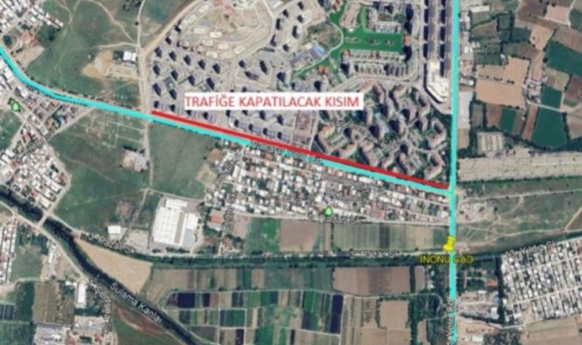 Bursa'da İnönü Caddesi trafiğe kapatılacak!