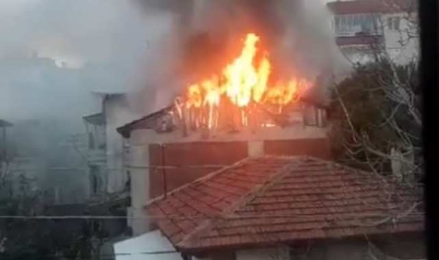 Bursa'da korkutan yangın!