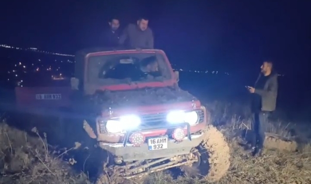 Bursa'da lastiği kopan araçla kilometrelerce yol gitti!