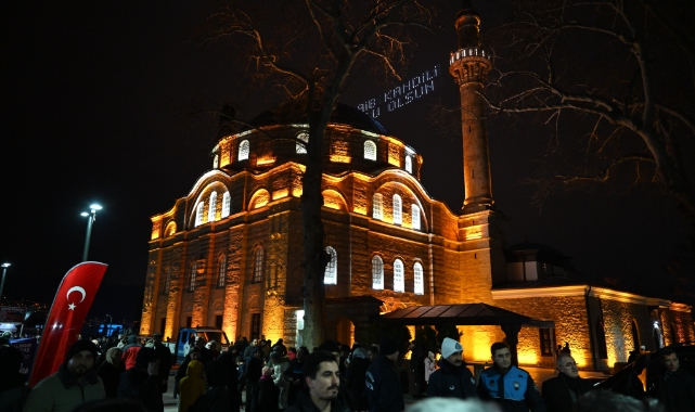 Bursa’da mübarek 3 aylara coşkulu karşılama