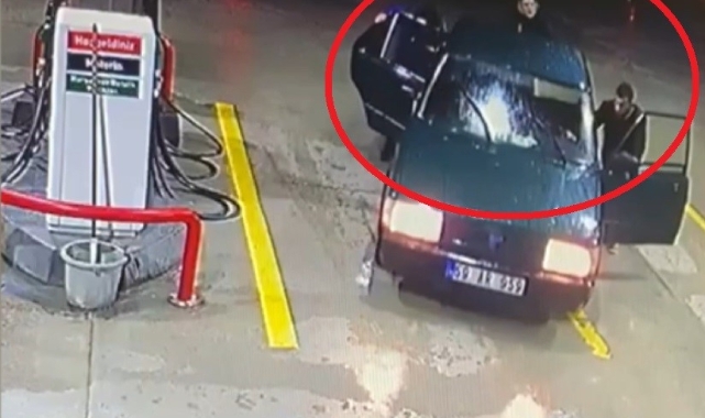 Bursa'da otomobil hırsızları benzin istasyonunda kıskıvrak yakalandı!