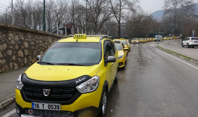 Bursa’da taksi ücretlerine zam
