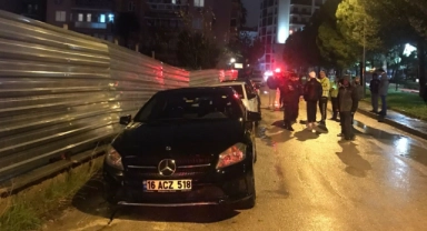 Bursa’da yağış sonrası yol çöktü