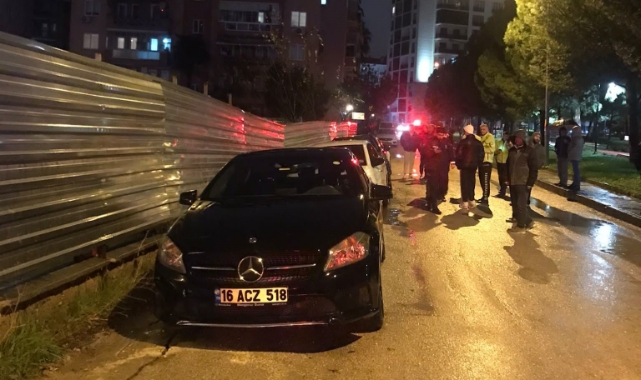 Bursa’da yağış sonrası yol çöktü