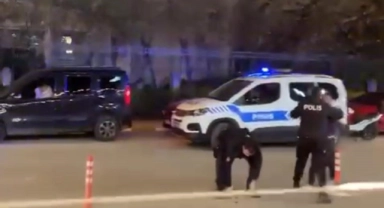 Bursa'da yol verme kavgasında yumruklar konuştu