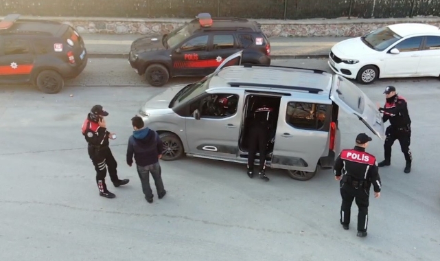 Bursa polisinden kent geneline şok uygulama!