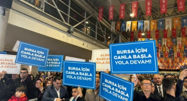 Bursalılardan Aktaş'a coşkulu karşılama!