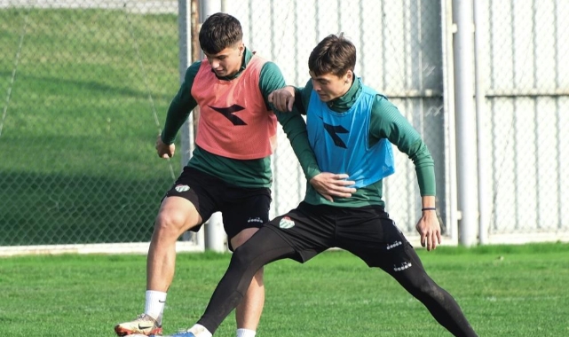 Bursaspor, Karacabey maçı hazırlıklarını sürdürdü