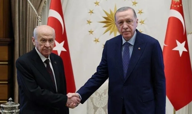 Cumhurbaşkanı Erdoğan, Bahçeli görüştü