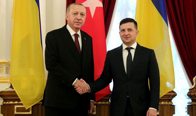 Cumhurbaşkanı Erdoğan, Vladimir Zelensky ile görüştü