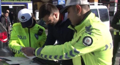 Denetimde ceza yedi ardından yüzleri güldürdü