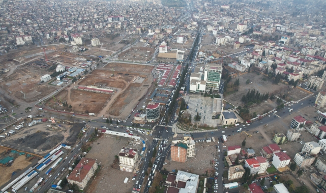 Depremin merkezi Kahramanmaraş 11 ay sonra havadan görüntülendi