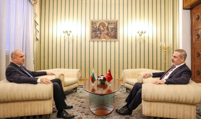 Dışişleri Bakanı Fidan, Bulgaristan Cumhurbaşkanı ile görüştü