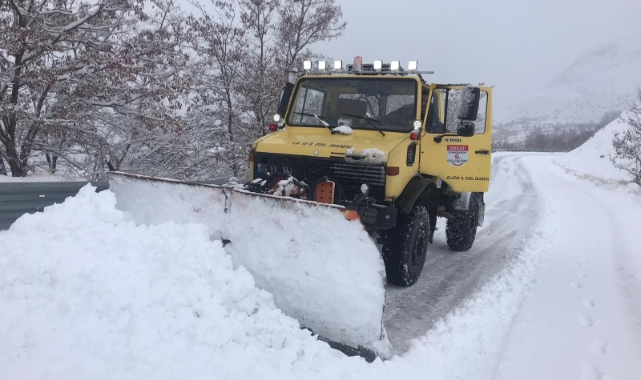 Elazığ’da 337 köy yolu ulaşıma açıldı