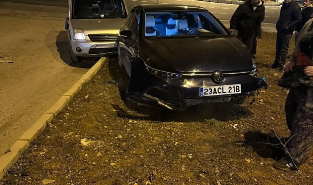 Elazığ’da trafik kazası: 2 yaralı