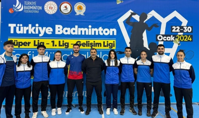 Erzincan'ın 2 kulübü Badminton Süper Ligi'ne yükseldi