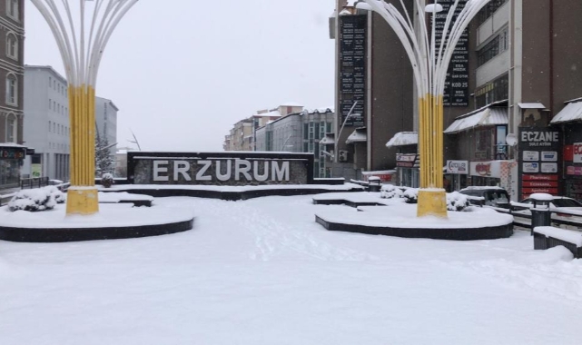 Erzurum kar’a teslim