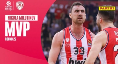 Euroleague'de haftanın oyuncusu Nikola Milutinov oldu