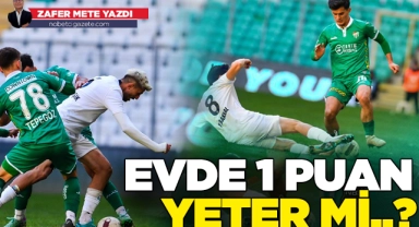 Evde 1 puan yeter mi..?