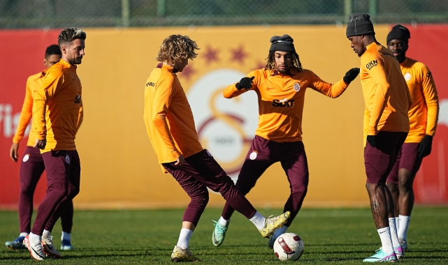 Galatasaray, Konyaspor maçına taktik çalıştı