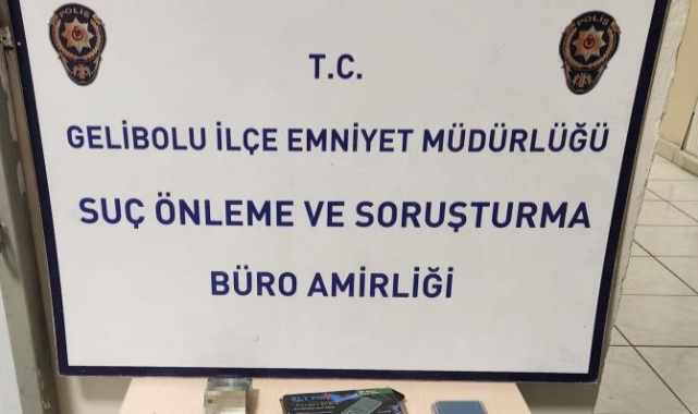Gelibolu’da uyuşturucu operasyonunda 1 tutuklama