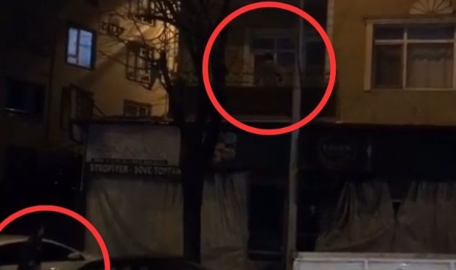 Hırsız Örümcek Adam gibi tırmandığı balkonda yakayı ele verdi