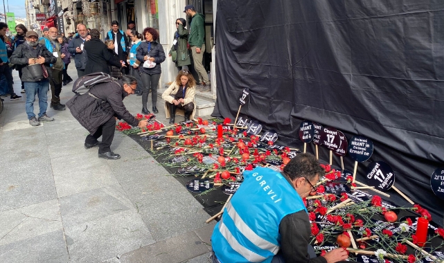 Hrant Dink için anma töreni düzenlendi