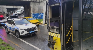 İETT otobüsü kaza yaptı! 7 yaralı