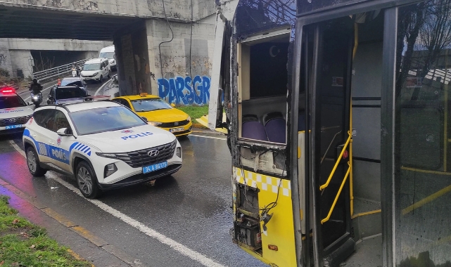 İETT otobüsü kaza yaptı! 7 yaralı