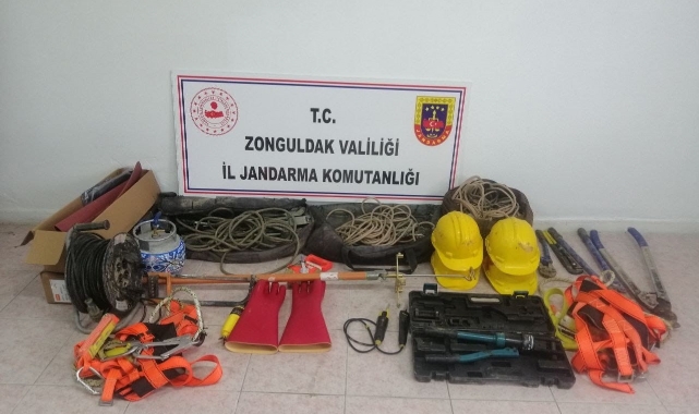 İnşaat şantiyesinden hırsızlık yapan zanlı yakalandı