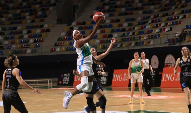 Kadınlar Basketbol Süper Ligi: İzmit Belediyespor: 131 - Hatay BŞB: 87