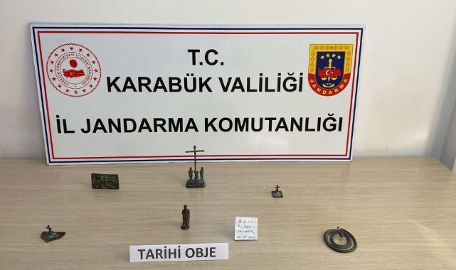 Karabük'te tarihi eser operasyonu