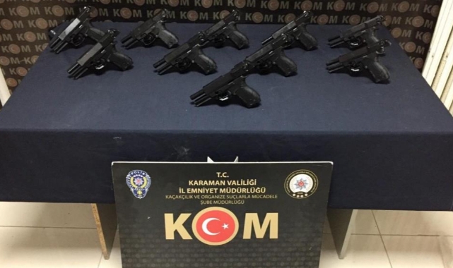 Karaman’da silah operasyonu