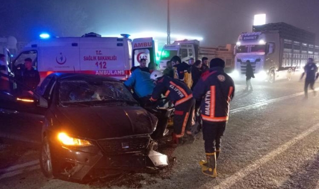 Malatya’da trafik kazası: 1 ölü, 5 yaralı