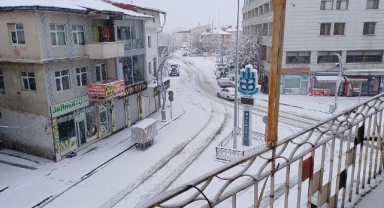 Malazgirt'te kar yağışı: 33 köy yolu kapandı