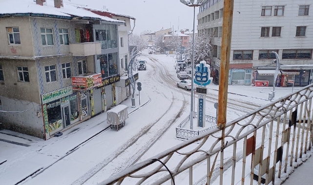 Malazgirt'te kar yağışı: 33 köy yolu kapandı