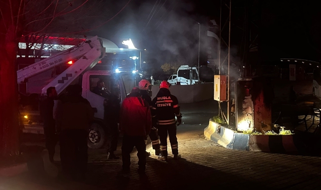 Milas’ta elektrik trafosu patladı