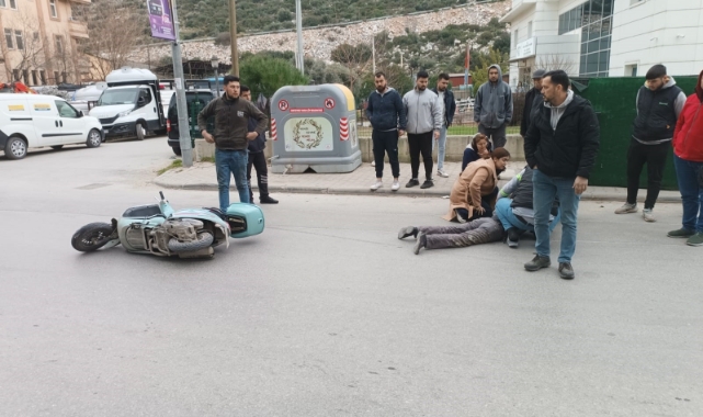 Milas’ta motosiklet kazası: 1 yaralı
