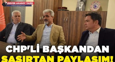 Milletvekili Atmaca'dan Aktaş yorumu ve CHP'li Başkanın şaşırtan paylaşımı!