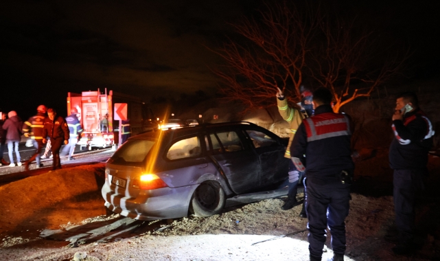 Nevşehir’de otomobil şarampole uçtu: 3 yaralı