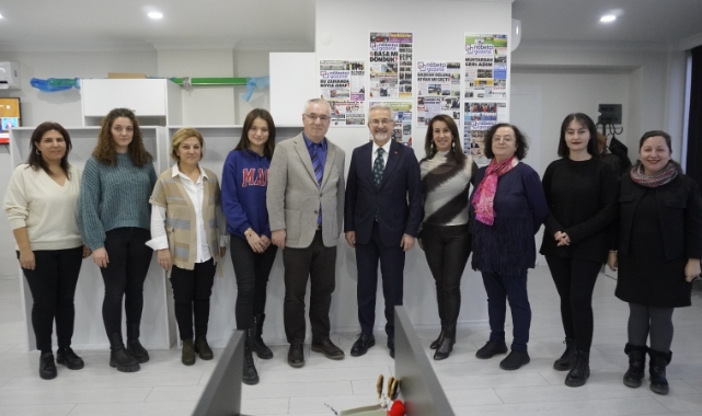 Nilüfer Belediye Başkanı Turgay Erdem Nöbetçi Gazete'yi ziyaret etti