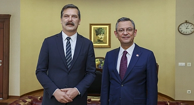 Özgür Özel, Erkan Baş ile görüştü!