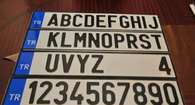 Plakalarda yeni değişiklik