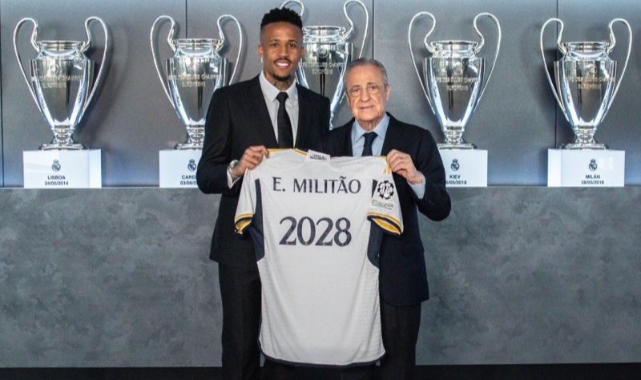 Real Madrid, Eder Militao'nun sözleşmesini uzattı