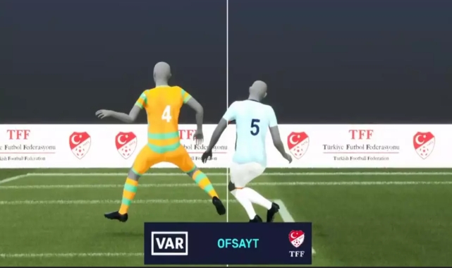 Süper Lig'de tarihe geçen an! İşte Yarı Otomatik Ofsayt Sistemi...