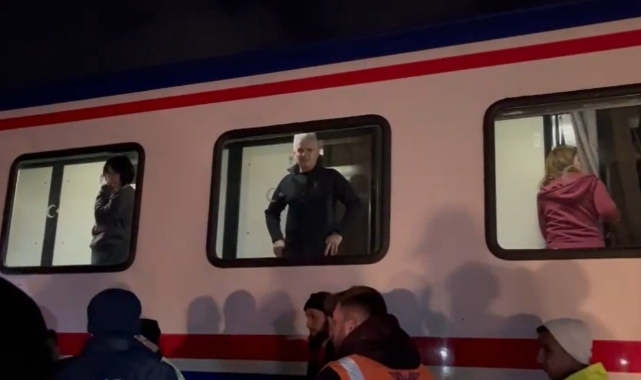 Tekirdağ’da meydana gelen tren kazasında 80 yolcu perona alındı