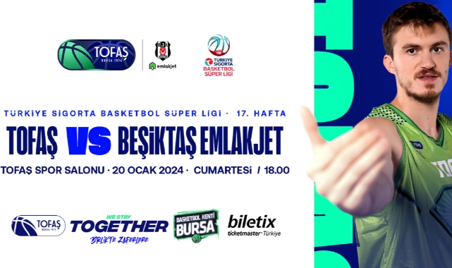 Tofaş-Beşiktaş Emlakjet maç biletleri satışta