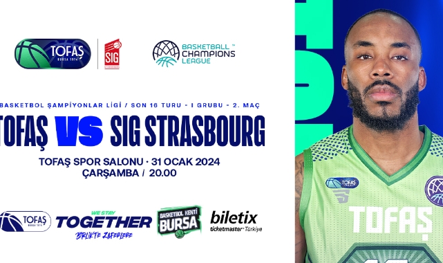 Tofaş & SIG Strasbourg biletleri satışta