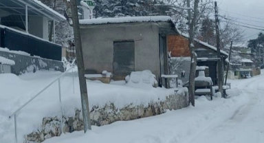 Toroslar'a yağan kar sevinci