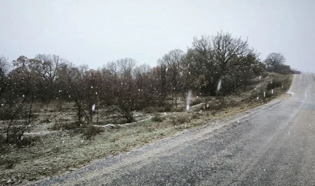 Trakya'da kar yağışı başladı!